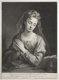 [Catherine Voss] Devotion in such looks does Gracefull Shine, And forces us to own her pow'r divine.