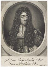 [William III] Guilielimus D:G: Angli&aelig; Scot: Fran: et Hiberni&aelig;, Rex: