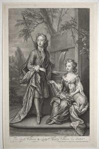 The Lord Villiers & Lady Mary Villiers his Sister.