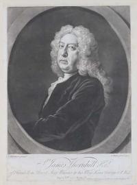 Sr. James Thornhill Kn.t of Thornhill in Dorset, Hist: Painter to his Maj: King George, & F.R.S.