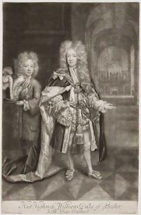 His Highness William Duke of Glocester & Mr Banj: Bathurst.