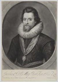 Jacobus I.mus D.G. Mag: Brit: Fra: et Hib. Rex.