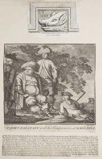 S.r John Falstaff and his Companions at Gad's Hill.