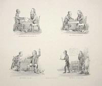 [Chess] The Challenge,-Which hand, right or left? The Struggle, Intense Anxiety. The Victory, _Check-Mate! The Parting, Triumph & Chagrin.