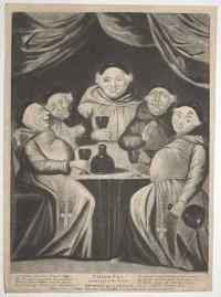 [The Duenna] Father Paul in his Cups, or the Private Devotion of a Convent.