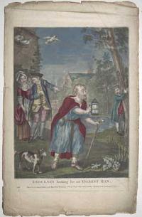 Diogenes looking for an Honest Man.