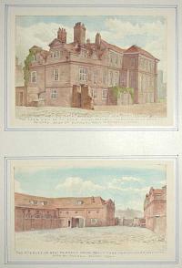 The Rear View of Fairfax House, Formerly the Residence of Genl Fairfax. High Street, Putney - 1887. To be Demolished.