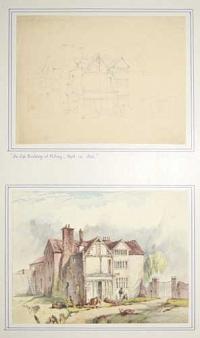 [An Old Building at Putney, Sept 12 1826.] [and another watercolour by Emslie]