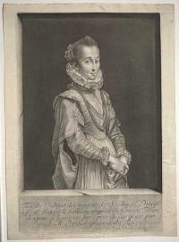 [Untitled portrait of a young lady] Tir&eacute; du Cabinet de Cusiosit&eacute;s de Sa. Majest&eacute; Danoise, dessin&eacute; d'apr&egrave;s le tableau original du fameux Titian,