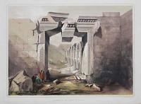 Gateway in the Temple of Baalbec.