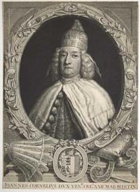 [Giovanni II Cornaro] Joannes Cornelius Dux Ven:m: Cre:s XXII Maij MDCCIX.