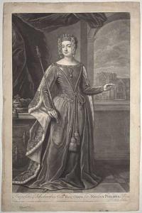 [Philippa of Hainault]. Praposito & Scholaribus Coll. Reg. Oxon: hanc Reginae Philippae Effigiem.