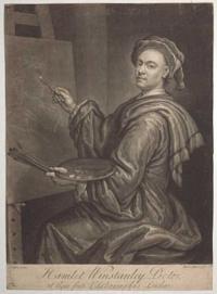 Hamlet Winstanley Pictor, et Aque forti Chalcographus Londini.