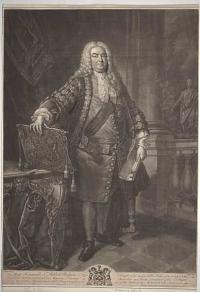 The Right Honourable S.r Robert Walpole, Knight of the most Noble Order of the Garter;