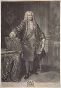 The Right Honourable S.r Robert Walpole, Knight of the most Noble Order of the Garter;