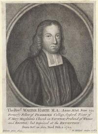 The Rev.d Walter Harte M.A. Anno &AElig;tat. Su� 39.