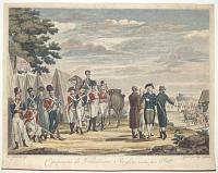 Campement de Volontaires Anglais, visites par Pitt.
