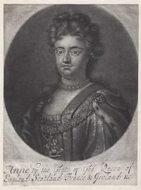 Anne by the Grace of God Queen of England Scotland, France & Ireland &c.