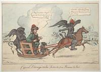 Count Vicenza on his Travels from Krasnoi to Paris.
