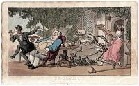 [The English Dance of Death.] His blood is stopp'd in ev'ry vein. He ne'er will eat or drink again.