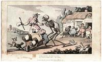 [The English Dance of Death.] Drunk and alive, the man was thine, But dead & drunk, why,�he is mine.