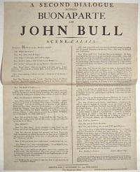 A Second Dialogue between Buonaparte and John Bull / Scene---Calais