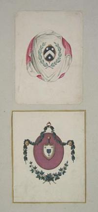 [Pair of Scottish Armorials.]