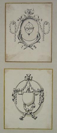 [Pair of Scottish Armorials.]