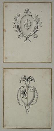 [Pair of Scottish Armorials.]