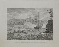 The Natives of Otaheite, attacking Capt.n Wallis, the first Discoverer of that Island.