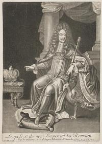 Leopold 1.er du nom Emperor des Romains. Roy de Boheme, et de Hongrie, Archiduc d'Autriche, etc.