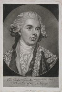 The Right Honorable William Pitt, Chancellor of the Exchequer.