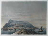 [Untitled lithographic view of Gibraltar.]
