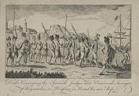 Drake Conveying the Spanish Judges and Criminal Savages of Anguatulco, in Procession on Board his own Ship.