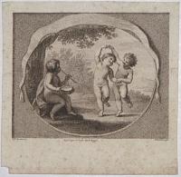 [An unattributed concert ticket featuring three putti.]