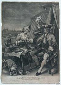 The Prussian Grenadier. Being appointed on a dangerous expedition gives his Mistress his pipe and steel as a pledge of his love & token to remem.ber him provided he never returns.