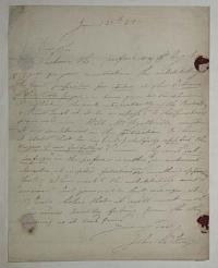 [A.L.S by John Le Keux, signed and dated 'June 20th 28']