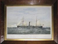 Iron Twin Screw Armour Clad War Steamer 'Moyini Zaffer'.
