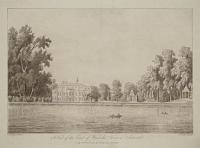 A View of the Earl of Warwick's House at Isleworth.