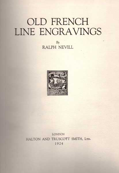 Old French Line Engravings