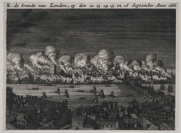 E. de brandt van London, op den 12. 13. 14. 15. en 16 September Anno 1666.