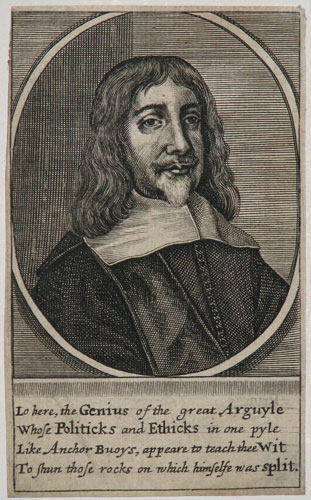 [Archibald Campbell, 1st Marquess of Argyll] Lo here, the Genius of the great Arguyle