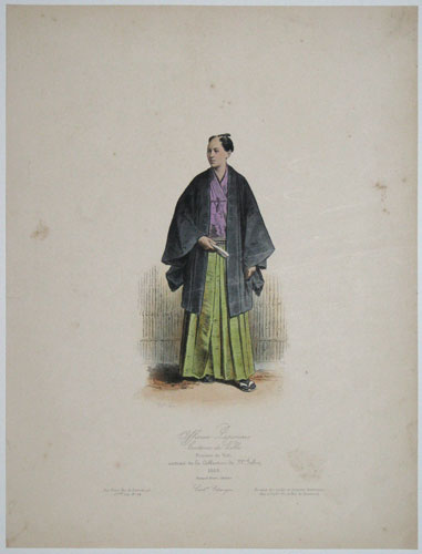 Officier Japonais. Costume de Ville, Province de Yedo. Costes. Etrangers.