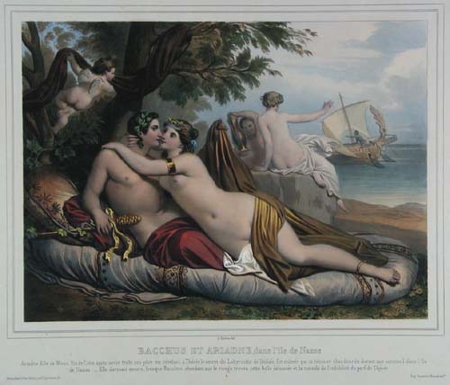 Bacchus and Ariadne, dans l'Isle de Naxos.