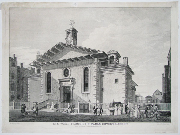 The West Front of St. Paul's Covent Garden.