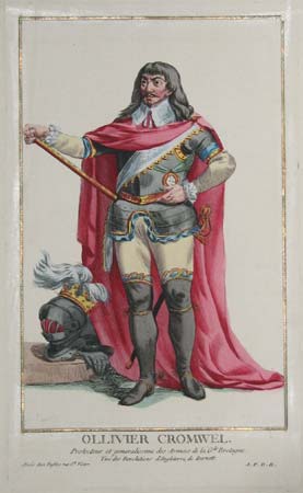 Olliver Cromwel.  Protecteur et generalissime des Armees de la Gde. Bretagne.  Tire des Revolutions d'Angleterre, de Burnett.