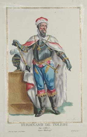 Ferdinand De Tolde Duc d'Albe. d'Apres Wendervers.