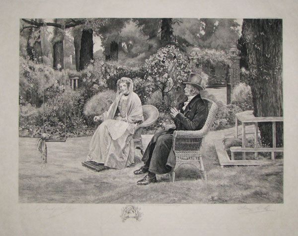 [In Memory's Garden.]
