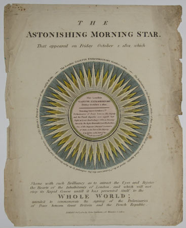 The Astonishing Morning Star. That Appeared on Friday October 2. 1801