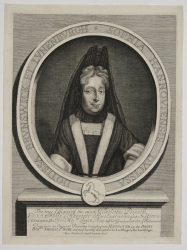 Sophia Hannoviensis Ducissa Dotissa Brunswick et Lunenburgh.